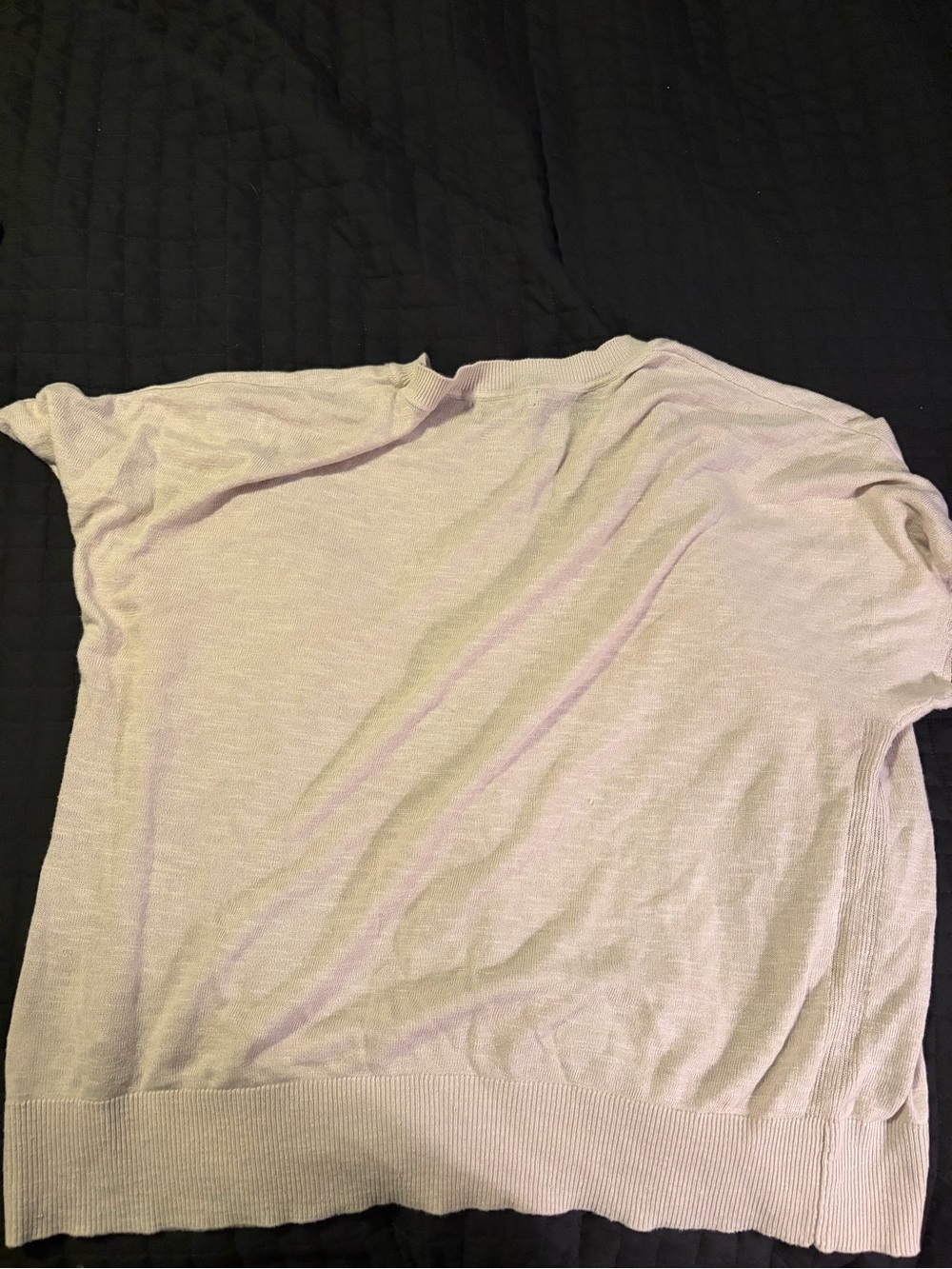 Banana Republic Light tan Short-Sleeve Knit Top - Women's Casual Layering Tee